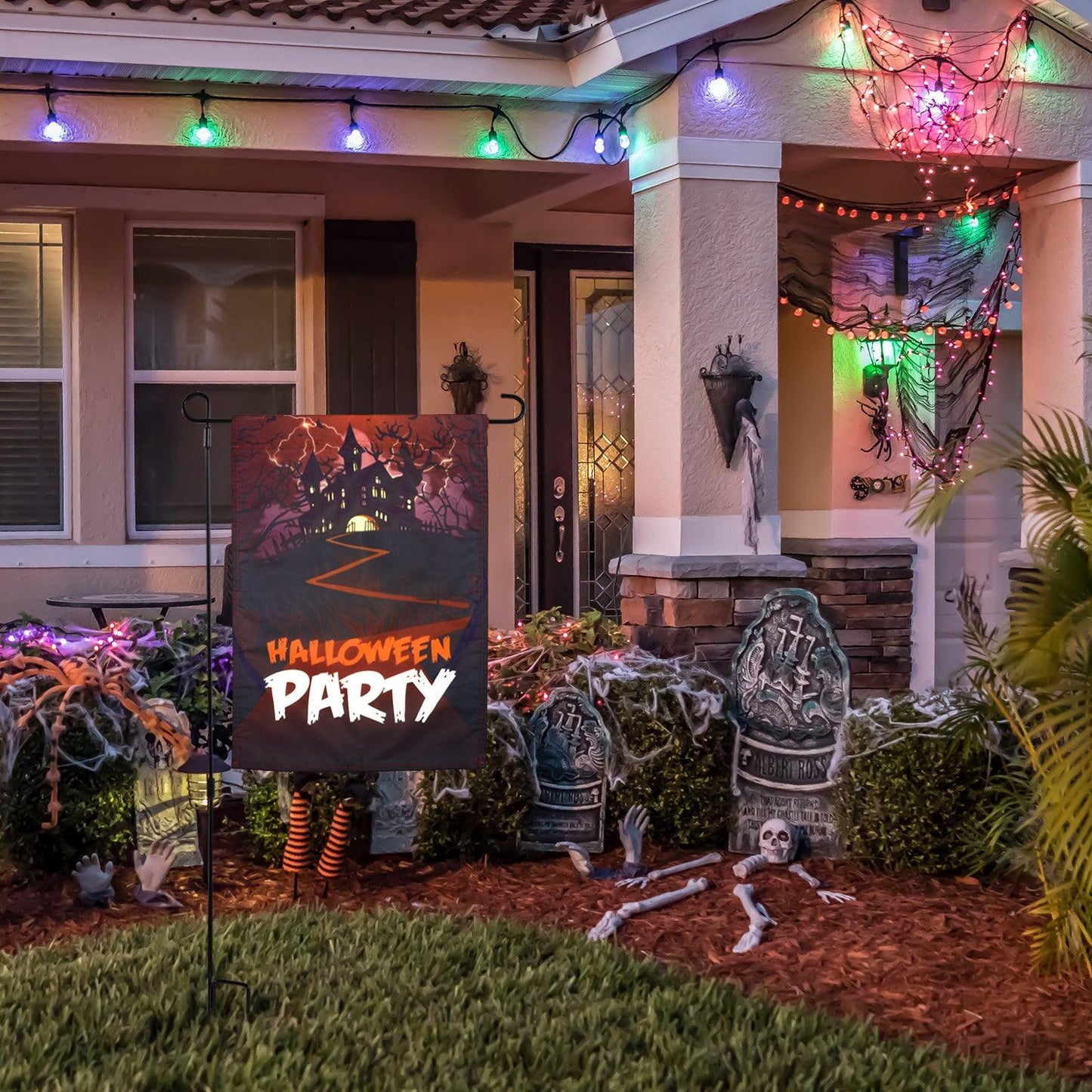 Jetlifee Halloween Party Garden Flag - Jetlifee