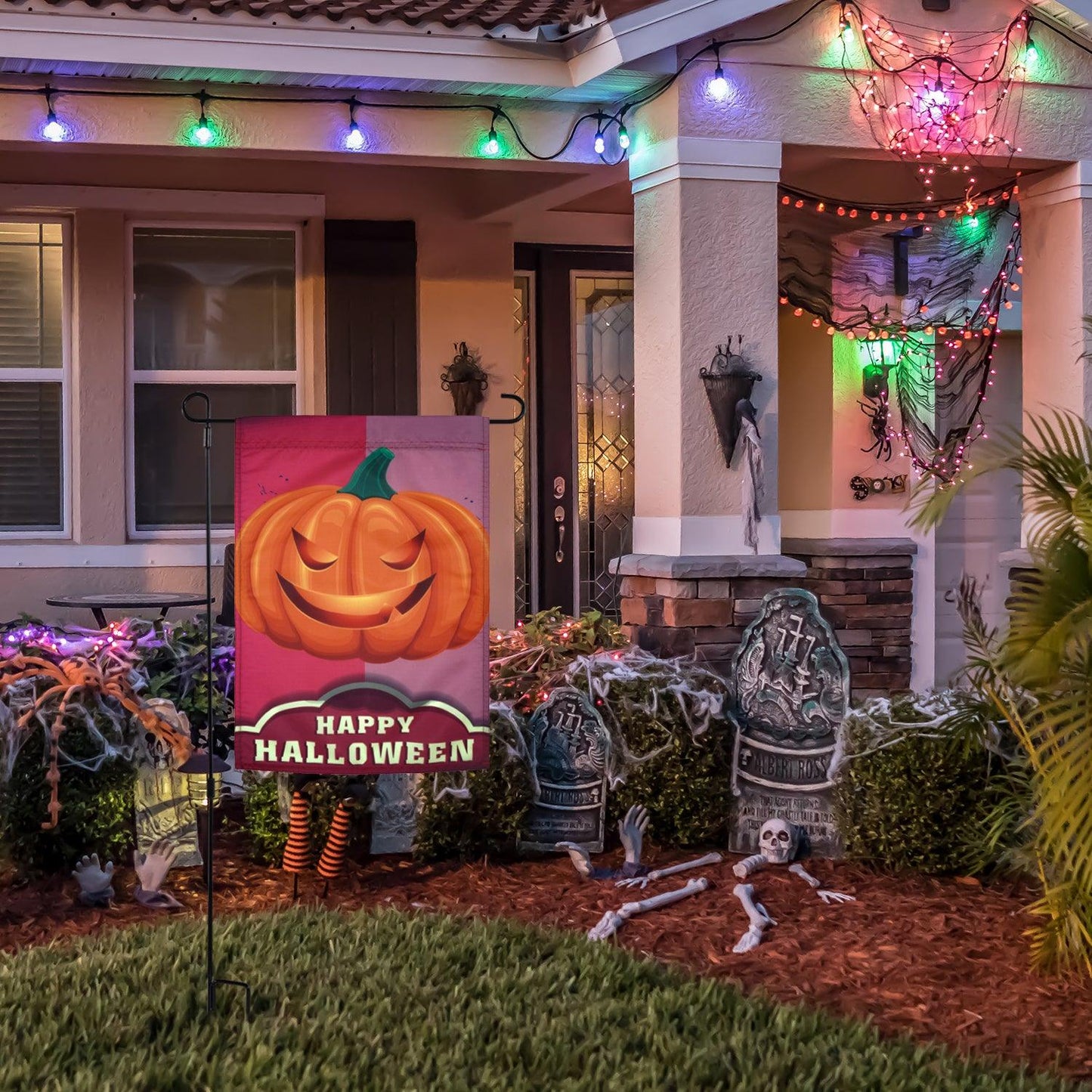 Jetlifee Halloween Pumpkin Garden Flag - Jetlifee