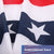 2X4Ft Pleated Fan Flag American Bunting Brass Grommets United States Half Fan Banner - jetlifee