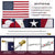 Jetlifee American Flag with 2-Position Bracket and Silver Pole Set|american flag with mounting bracket|flag pole for high winds