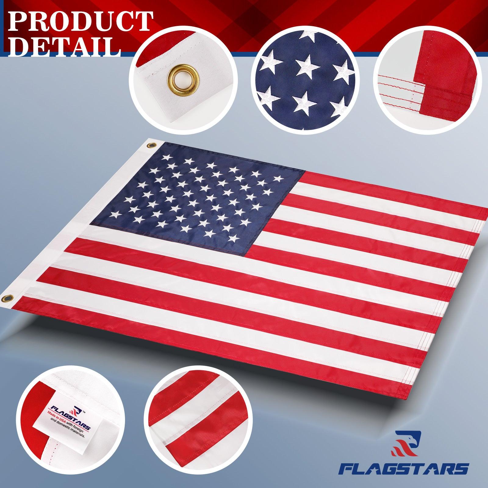 American Flag|united states flag Made in USA |2x3 FT 2.5x4 FT 3x5 FT 4x6 FT - Jetlifee