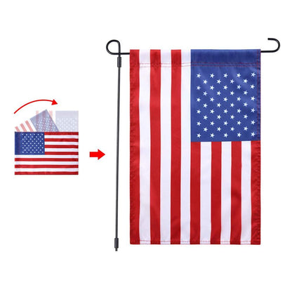 Jetlifee 18x12.5 IN American Garden Flag (Without Pole) - Jetlifee