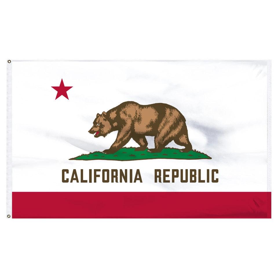 Jetlifee 3x5 Ft Embroidery California State Flag 2 - Sided - Jetlifee