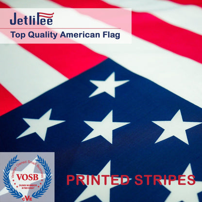 Jetlifee 3x5 Ft Printed Breeze American Flag Printed Stars - Jetlifee