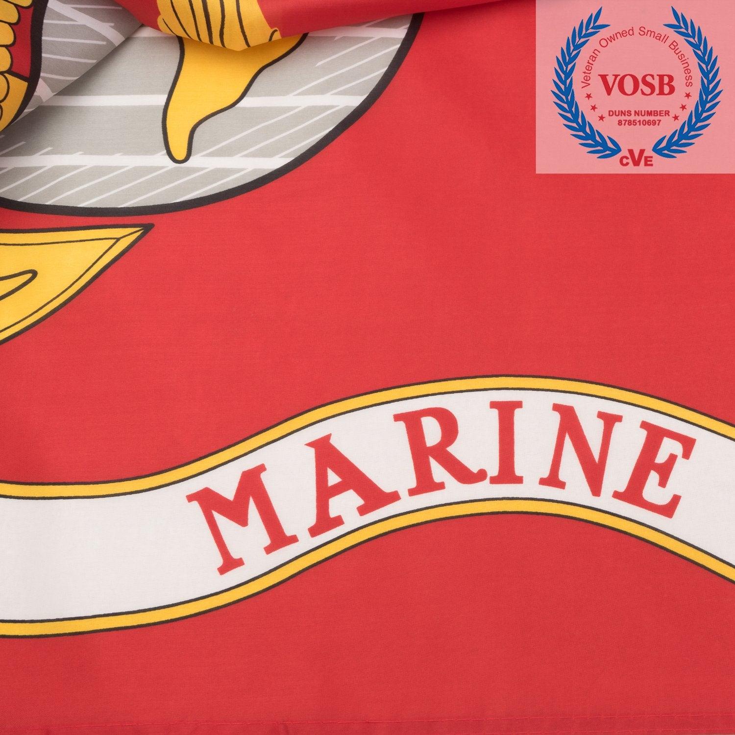 Jetlifee 3x5 Ft Printed Breeze Marine Corps Flag - Jetlifee