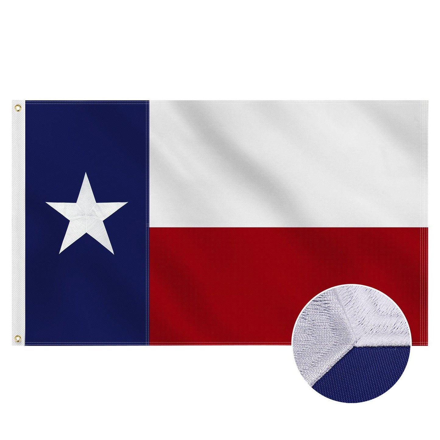 Jetlifee 3x5 Ft Texas State Flag Embroidery - Jetlifee