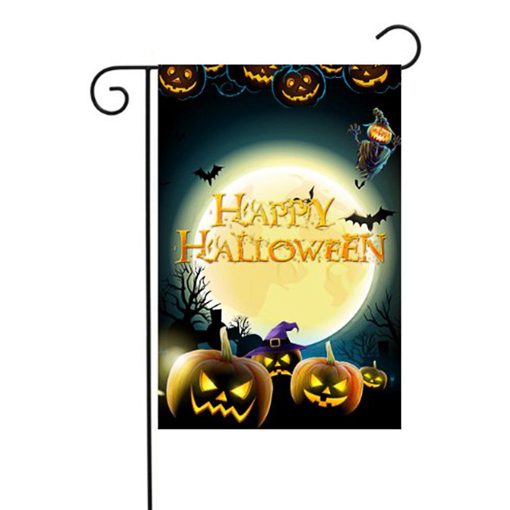 Jetlifee Halloween Full Moon Garden Flag - Jetlifee