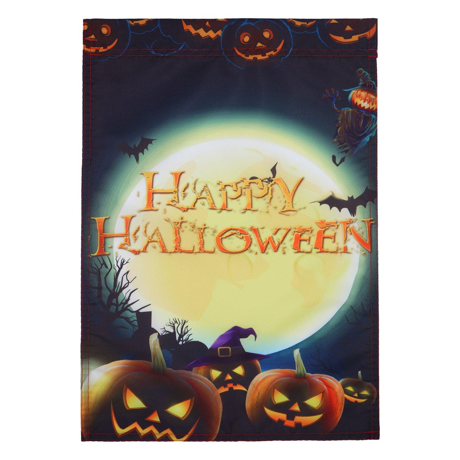 Jetlifee Halloween Full Moon Garden Flag - Jetlifee