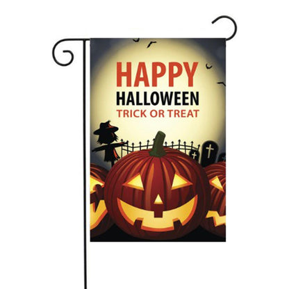 Jetlifee Halloween Pumpkin Lantern Garden Flag - Jetlifee