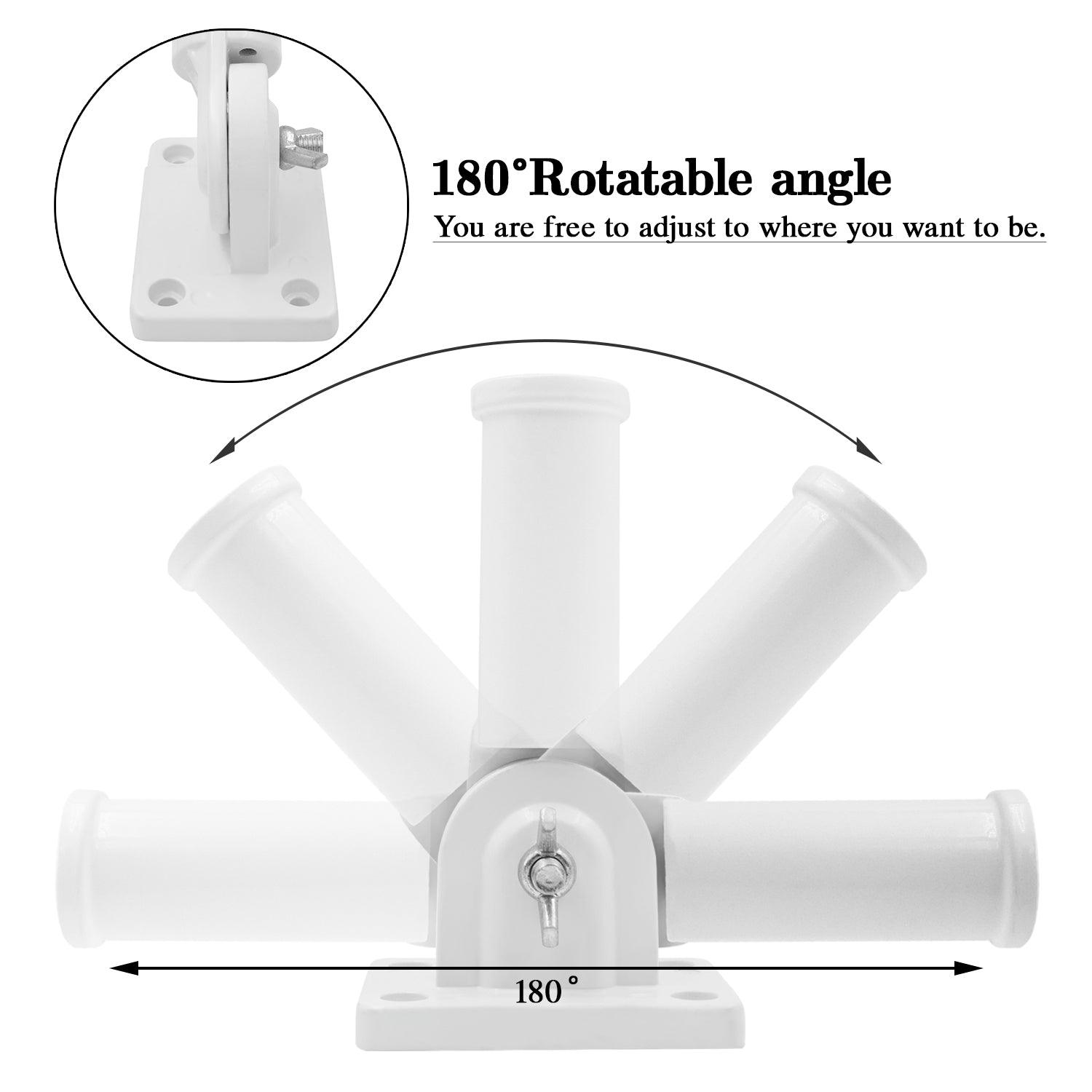 Jetlifee Multi Position Flagpole Mounting Bracket Rust Free Two Colors Available - Jetlifee