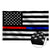 3x5 Ft Thin Blue Line Thin Red Line Flag Embroidered Stars Proud to be a Police and Fire Officer - jetlifee