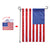 USA Garden Flag United States Decorative Garden Flags by US Veterans Owned Biz. Quality Polyester American Flag Outdoor - jetlifee
