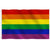 Jetlifee 3x5 FT Rainbow Flag 100% Durable Polyester Material, Gay Pride Flags with Sturdy Brass Grommets - jetlifee