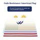 3x5ft American Flag 210D - with Solar Pole or Right Angle Pole