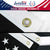 3x5 Ft Black and White American Flag Embroidered Stars, Sewn Stripes Brass Grommets Flags - jetlifee